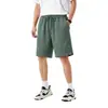 Design Shorts Casuais Esportivos Pesados Calças Masculinas Verão Soltas Calças de Cinco Pontos Calças de Moletom Americanas