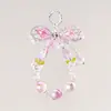 Glaseado de Azúcar Escarchado Transparente Iridiscente Forma de Rombo Diamante Cuentas Irregulares Cuentas Sueltas Cadena para Teléfono Móvil Material de Bricolaje Accesorios para Joyería
