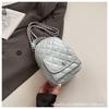 Mochila de Cadena de Diamantes Moda Femenina Casual Diseño Nicho Portátil Estilo Coreano Mini Mochila Escolar Mochila de Viaje Trendy