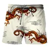Dragón Chino Impresión 3D Bañador para Hombre Pantalones Cortos Hawaianos de Playa Sueltos Secado Rápido Pantalones Cortos de Tabla de Surf Ropa de Baño Street