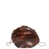Bolsa Transfronteiriça Bolsa Feminina Nova Bolsa Oval de Acrílico Bolsa Concha Bolsa Caixa de Ovo de Ganso Bolsa de Festa Bolsa Transversal Feminina