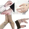 Pegatinas de tatuaje de jugo de hierbas, dibujos animados para dedos, transferencia de agua fresca, tatuajes de larga duración no reflectantes por 2 semanas