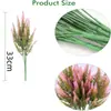 Flor Artificial Amazon Cross-Border Flor de Lavanda com 5 Pétalas Exterior Anti-UV Planta de Plástico Imitação Flor Falsa Flor Seca