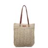 Bolsa de Paja Coreana Hecha a Mano, Bolsa Tejida Simple para Mujer, Bolsa para Fotos de Viajero, Bolsa de Paja para Mujer, Bolsa Pequeña Casual para Vacaciones
