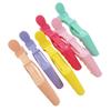 Pinza de Cocodrilo Color Caramelo Pinza para el Cabello Pinza de Cocodrilo División Pinza de Plástico para el Cabello Pasador