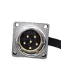 Yongfeng Vf Placa Quadrada Plugue e Soquete de Aviação P24 Conector de Cabo Elétrico P24-6P/10P/12P/19P Plugue Macho e Fêmea