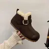 Sapatos de algodão estilo Birkenstock, totalmente fechados, bico redondo retrô, edição 2026, com forro de fleece adicional para aquecimento, solas antiderrapantes, design plano, versáteis para o uso diário e confortáveis para dias preguiçosos