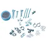 Acero de Titanio Acero Inoxidable Broche de Langosta Anillo Abierto Broche Ot Cadena de Extensión Material para Pulsera Collar DIY Estilo Chino