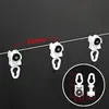 Cuentas Rodantes para Cortinas con Forma de Serpiente Hechas de Material de Pom, Adecuadas para Abrir y Cerrar Cortinas Onduladas, con Cuentas a Distancia Fija, Compatibles con Rieles de Cortina Eléctricos y Manuales