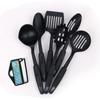 Cozinha cozinha espátula ferramenta uma peça plástico nylon utensílios de cozinha seis peças antiaderente conjunto de espátula