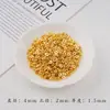 Cuentas Espaciadoras de Oro de 24K Alta Retención de Color Hechas a Mano Accesorios para Joyería DIY Cuentas Espaciadoras para Collar Pulsera Materiales Directo del Fabricante