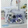 Bolsa de hombro tipo ita bag con insignia transparente estilo japonés, bolso diario para muñecas, bolso de estudiante para la escuela y el trabajo, bolso tote, bolso cruzado