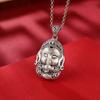 Colgante de elefante de esmalte retro de estilo étnico para mujer, cadena larga para suéter de plata esterlina 925, nuevo colgante versátil 2023