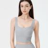 Conjunto Deportivo Ceñidor de Cintura, Hermoso Chaleco de Yoga para Espalda, Pantalones Cortos de Fitness Sexy Calientes Casuales de Cintura Alta Ajustados con Cordón