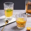 Copo de água doméstico estilo japonês de vidro de geleira, copo de café da manhã feminino, estilo ins, copo de cerveja, copo de suco, copo de café, xícara de chá