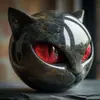 Figurita de Gato Negro de Lujo Transfronterizo Adornos de Gato Negro de Lujo Gato de Resina Piedra de Gato