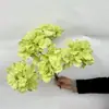 Hortênsia de 5 Cabeças Flores Artificiais Enfeites Decorativos para Casa Sala de Estar Hotel Cerimônia de Casamento Decoração de Casamento Cenário de Alta Qualidade