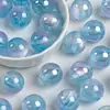 Dingyi K8-16 Galáxia Lua Fria Galvanizado Glitter Fino Resina Furo Passante Contas Soltas Artesanal DIY Acessórios para Corrente de Celular