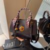 Exterior Individual Super Caliente Bolsa Pequeña Moda Femenina Combinable 2025 Nuevo Estilo Retro Hombro Cruzado Bolso Cuadrado Pequeño Simple de Mano