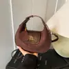Bolsa Quadrada Pequena Retro Fosca de Mão para Mulheres 2025 Outono Nova Moda Estilosa Tendência Textura Bolsa de Ombro Único Transversal