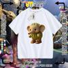 Tong Tong Tong Homem Palito Roupas Meninos e Meninas Camiseta Manga Curta tungtungsahur Transfronteiriço Montanhas e Mares Sutra Tops