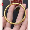 Joyería de oro mismo estilo antiguo pulsera de aro de oro con incrustaciones de diamantes oro arena de Vietnam oro sólido pulsera Heritage abierta estilo nacional joyería femenina