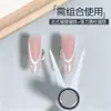 Manicura Doble Punta Francés Imán de Hierro Ojo de Gato Herramienta Auxiliar para Manicura Engrosada Potente Combinación de Imanes Cilíndricos