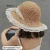 Sombreros para Niños, Sombreros de Paja Finos de Verano para Niñas, Sombreros de Pescador Transpirables de Verano para Niñas, Sombreros de Princesa Modernos para Bebés