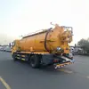 Vehículo de Limpieza y Succión Multifuncional de 15 Metros Cúbicos con Tanques Dobles Intercomunicados Vehículo de Transferencia de Lodos y Aguas Residuales de Tuberías Urbanas