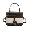 Elegante Bolsa Pequena de Ombro Estilo Coreano Versátil Nova Bolsa Primavera e Verão 2025 Bolsa de Mão Feminina Estilo Estrangeiro Bolsa Transversal Quadrada
