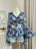 Exportación de Fábrica Fuente Talla Grande Ropa de Mujer Transfronteriza Holgada y Elegante Tallas Grandes Tops Venta de Liquidación Colección