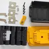 Dewei 18V10 18650 modelo original mais porta de carregamento DC carcaça plástica mais mola de parafuso de níquel