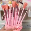 Comercio Electrónico Transfronterizo Más Vendido Set de Brochas de Maquillaje Rosa 20 Piezas/25 Piezas Brocha para Base de Maquillaje Herramientas de Maquillaje para Bloggers de Belleza Brochas