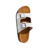 Sandálias Birkenstock infantis sem cadarço, chinelos casuais para toda a família, com sola macia, confortáveis, antiderrapantes e com duas tiras, estilo retrô para uso externo.