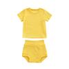 Ropa para Bebé Súper Linda de Celebridad de Internet Traje de Verano para Niña Shorts Protectores de Vientre Camiseta de Manga Corta de Algodón Puro Tesoro de Bebé de un Año para Niño