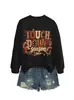 Temporada de Aterrizaje Amazon eBay Sitio Independiente Informal Versátil Retro Sudadera de Mujer Otoño Invierno