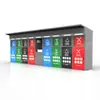 Kiosco de Clasificación Venta Directa de Fábrica Cubo de Basura Inteligente para Clasificar Kiosco de Reciclaje Suministro de Contenedor de Reciclaje para la Vida Comunitaria Basura de Saneamiento