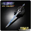 Mercancía del Juego Valorant Vct Cuchillo Garra Modelo de Arma de Metal Cuchillo Castigo Divino Colgante Cuchillo Mariposa Adorno No Afilado