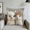 Fundas de Almohada de la Popular Serie de Animales Lindos de Amazon para Decoración de Sofá del Hogar, Fundas de Cojín Cortas de Felpa