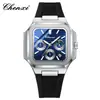 Chenxi Nuevo Reloj Multifuncional para Hombre Versátil Reloj Cuadrado Oculto Clásico Moda Luminoso Impermeable Exportación