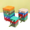 Caja de suspensión de película de PE, caja de extracción de impresión, caja de joyería transparente, caja de almacenamiento antioxidante para aretes y collares, embalaje de joyería