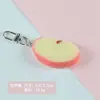 Simulação de frutas e vegetais morango pimenta amora lichia cebola chaveiro fones de ouvido pequenos e frescos pingente acessórios de bolsa
