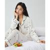 Jiangnan Wo 25 Primavera Nuevo Pijama de Seda de Hielo para Mujer Estampado de Fresa Negro Media Luna Ropa para el Hogar Conjunto para Mujer Verano Comercio Exterior Transfronterizo