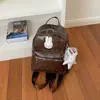 Mochila escolar de gran capacidad para estudiantes, mochila de estilo lindo y dulce para mujeres, mochila de diseño de nicho coreano con estampado de lunares de dibujos animados