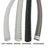 Tubo Corrugado de PTFE Teflon Trenzado de Acero Inoxidable Tubo de Teflón Antiestático Tubo de PFA Teflon PTFE Conductor