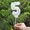 Balão para Decoração de Bolo Estilo Ins Coreano Balão Colorido Aniversário Feriado Inserção Xiaohongshu Inserção para Confeitaria