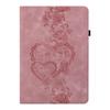 Para iPad Air Capa de Couro Lisa Samsung Tab S9 Fosca Amor Gravado Porta Cartões Capa A9plus