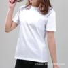 Camiseta de manga corta de algodón Xinjiang de 280 g, color blanco y rosa, para hombre y mujer, de algodón grueso y pesado, para hombre