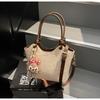 Bolso Cruzado Retro Casual Tipo Cubo para Mujer 2026 Nuevo Estilo Textura Simple Bolso de Hombro de Moda Elegante Bolso Cruzado