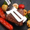 Pinza de acero inoxidable para alimentos, pan, filete frito, pescado frito, pinza de pala alargada, pinza multifunción para barbacoa de cocina, pinza para panqueques